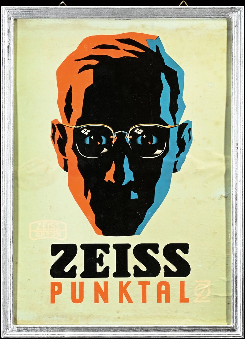 ZEISS PUNKTAL | FRAMED CARDBOARD SIGN | (2) (1 of 7)
