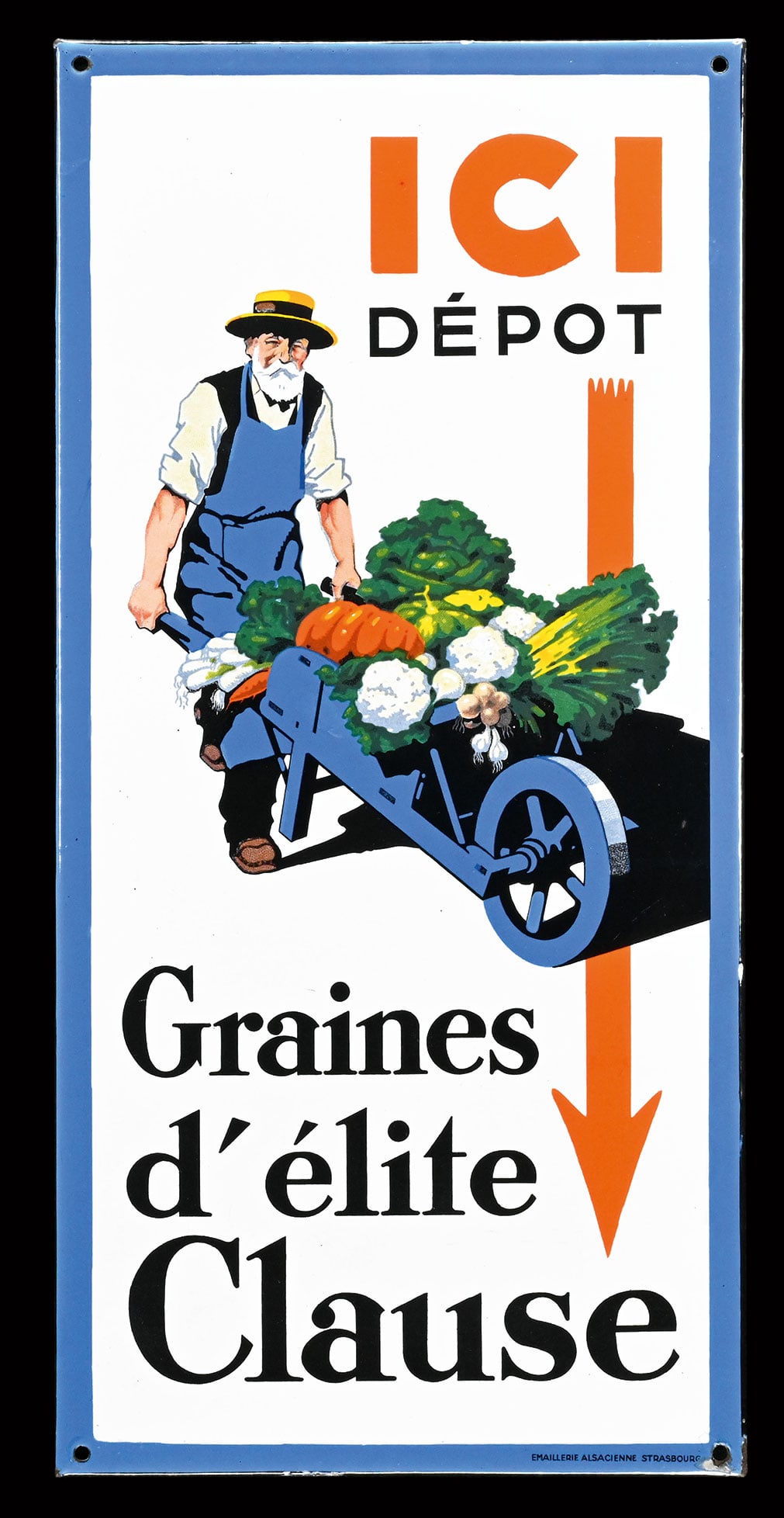 GRAINES D'ELITE CLAUSE | PORCELAIN SIGN | (1+) (1 of 9)