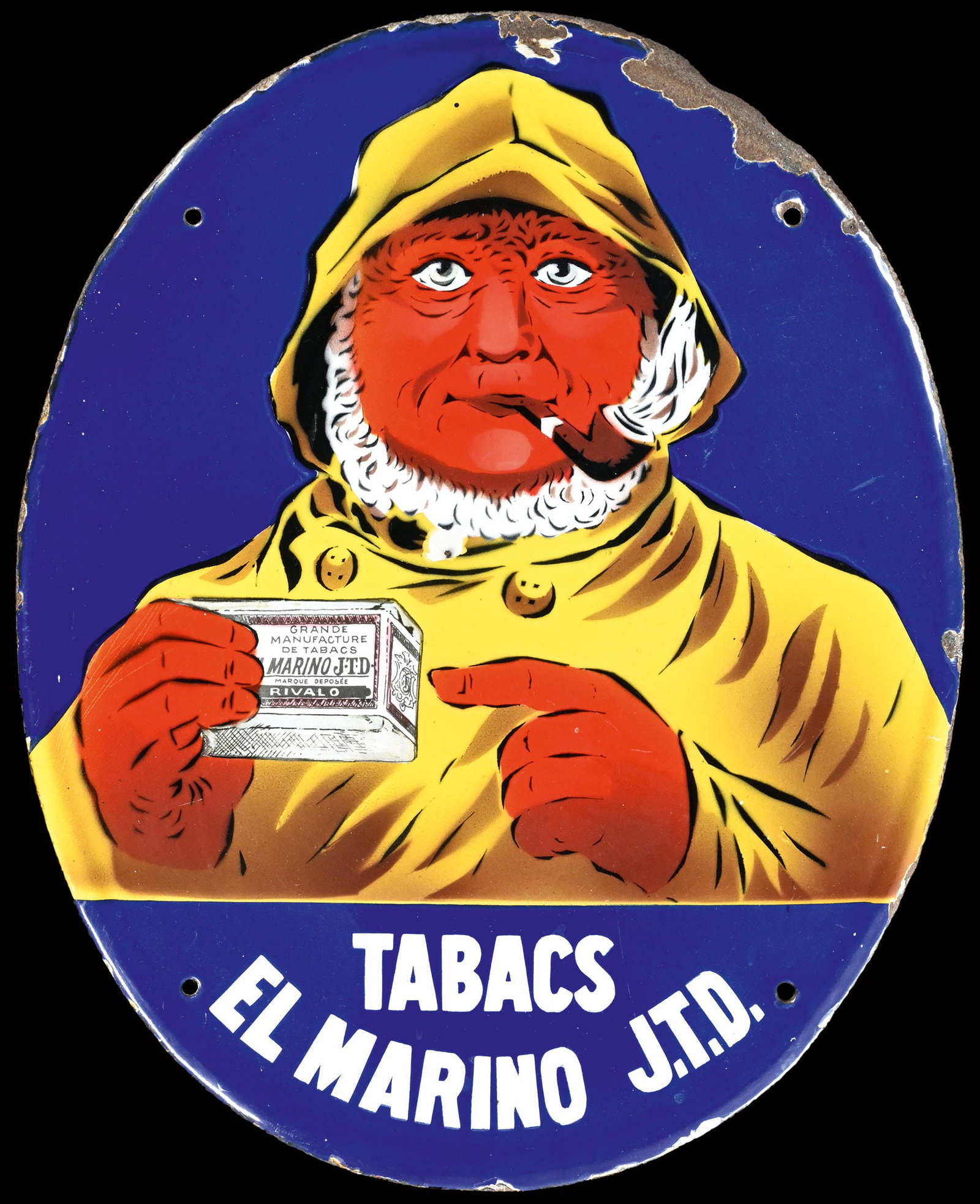 TABACS EL MARINO J.T.D. | PORCELAIN SIGN | (2) (1 of 7)