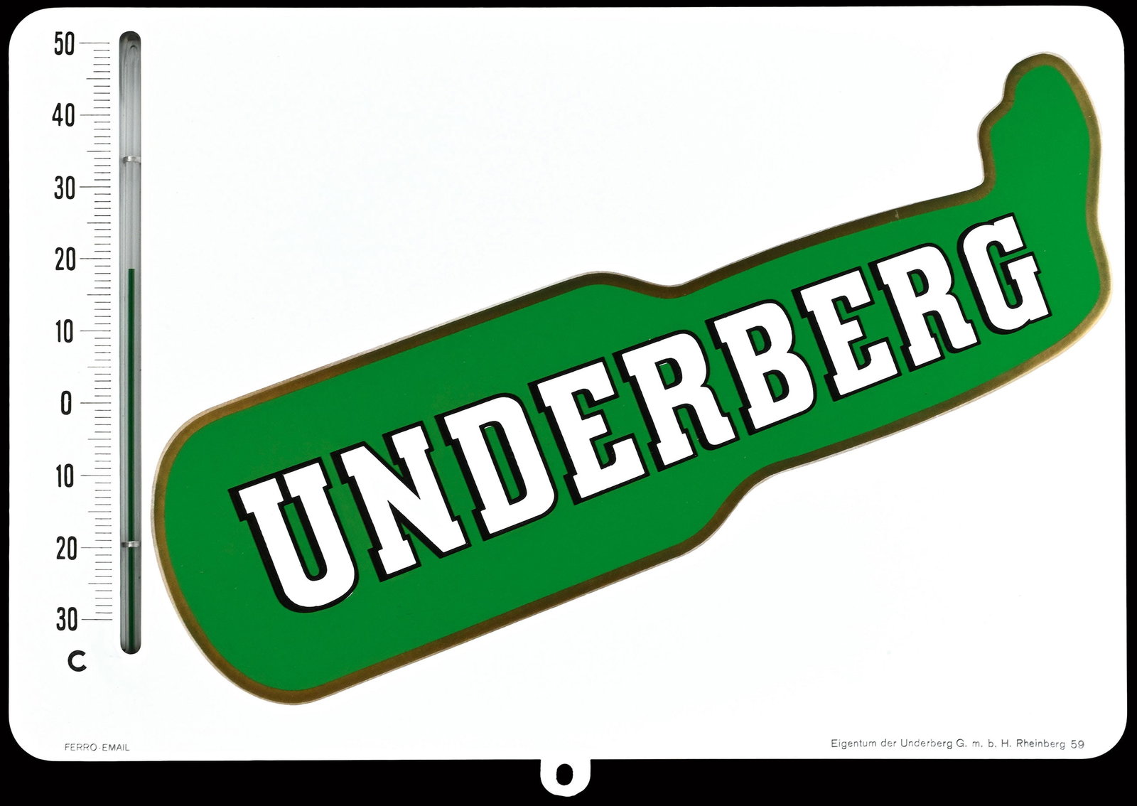 UNDERBERG | PORCELAIN SIGN | (0) (1 of 7)