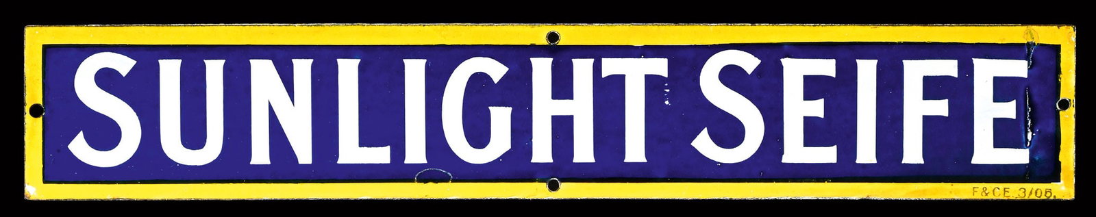 SUNLIGHT SEIFE | PORCELAIN SIGN | (1+) (1 of 6)