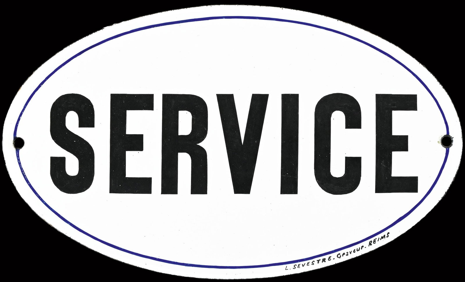 SERVICE | PORCELAIN SIGN | (1+) (1 of 5)