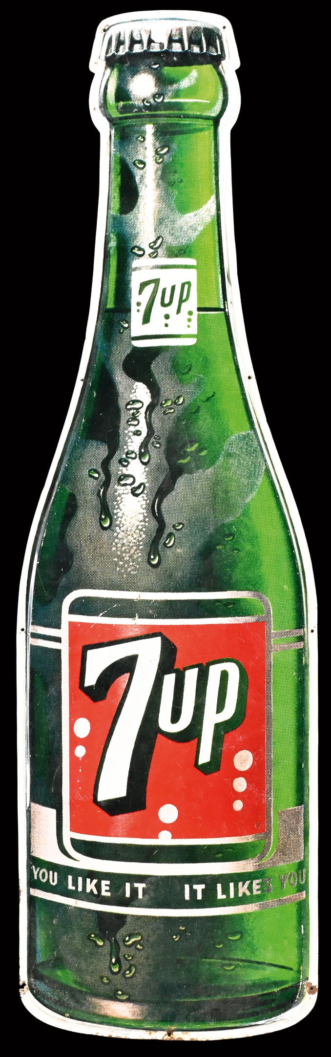 7UP | BIG SIZE TIN SIGN | (1-2) (1 of 1)