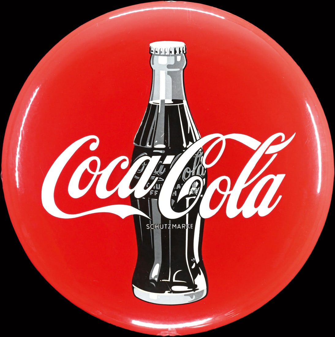 COCA-COLA | 21.5" PORCELAIN SIGN | (2) (1 of 8)