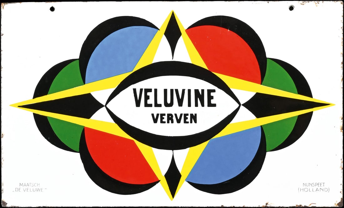 VELUVINE VERVEN | PORCELAIN SIGN | (1) (1 of 8)