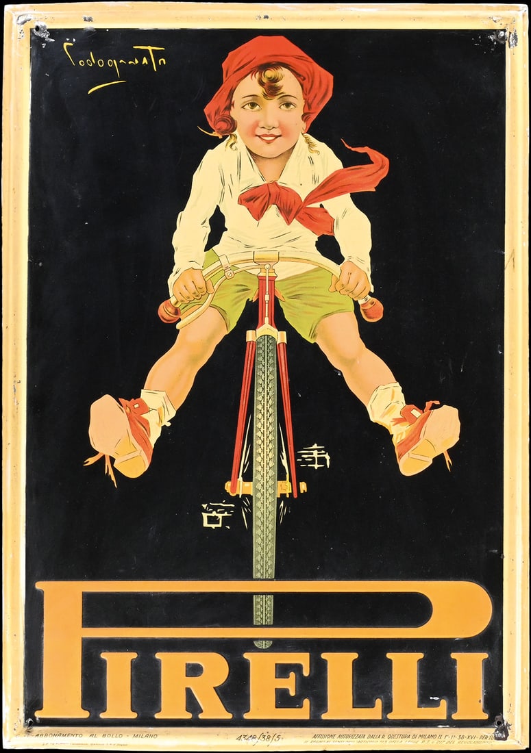 PIRELLI | SUPERB TIN SIGN BY CODOGNATO | (1) (1 of 10)