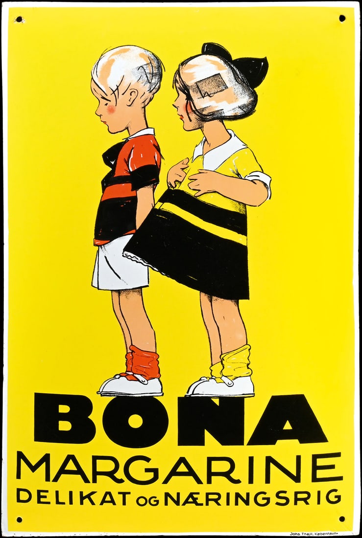 BONA MARGARINE | ICONIC PORCELAIN SIGN BY SVEN BRASCH | (1+) (1 of 1)