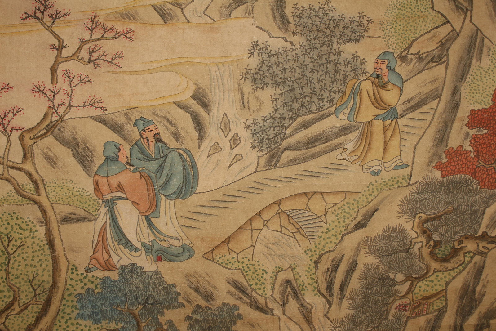 A Chinese Friendship-theme Fortune Scroll - 4