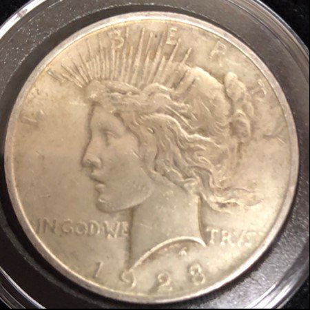 1928 Peace Dollar (1 of 2)