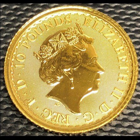 1/10 Troy Ounce Gold Brittania Round (1 of 2)