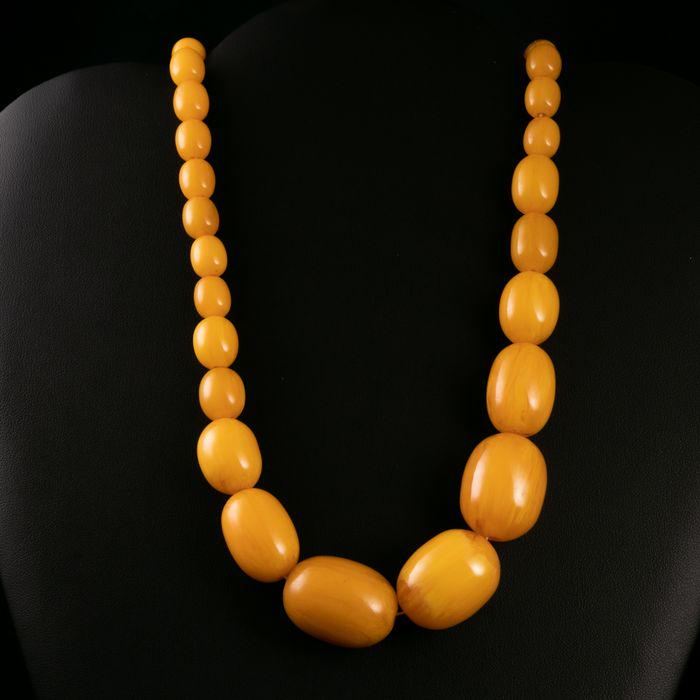 Art Deco Bakelite Amber Necklace (1 of 6)
