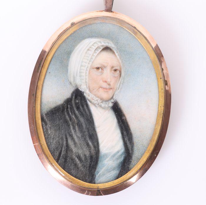 NO RESERVE PRICE Georgian Gold Miniature Mourning (1 of 4)