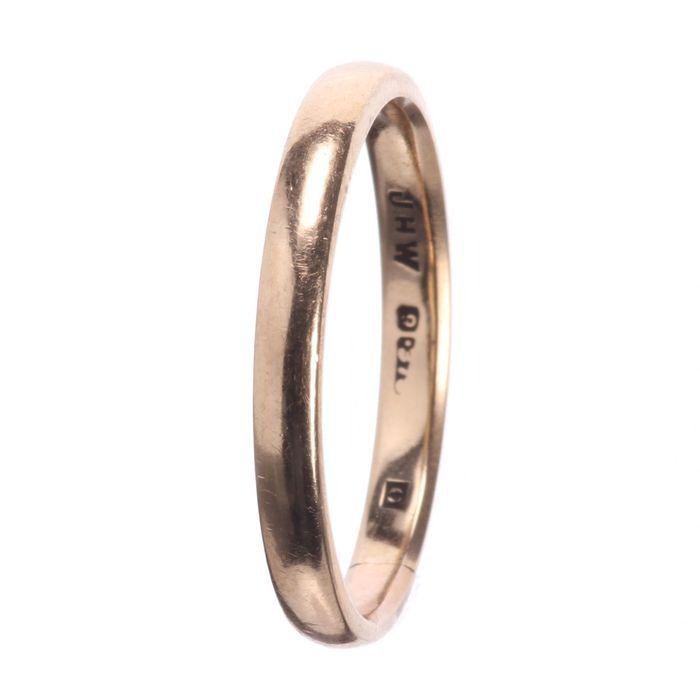 NO RESERVE PRICE 9ct Gold Wedding Band Ring (1 of 5)