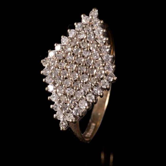 FREE POST 9 kt. Yellow gold - Ring - 0.60 ct Diamond (1 of 6)