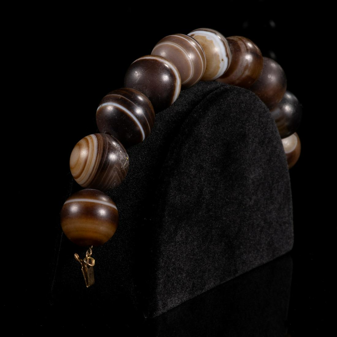 FREE POST Victorian Banded Agate Bracelet (1 of 6)