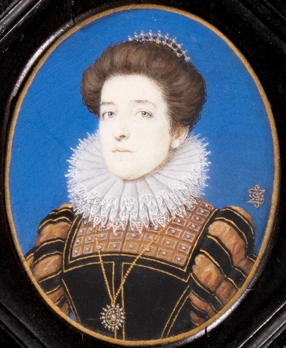 Early XIX Century Miniature Portrait - Tudor Revival (1 of 5)