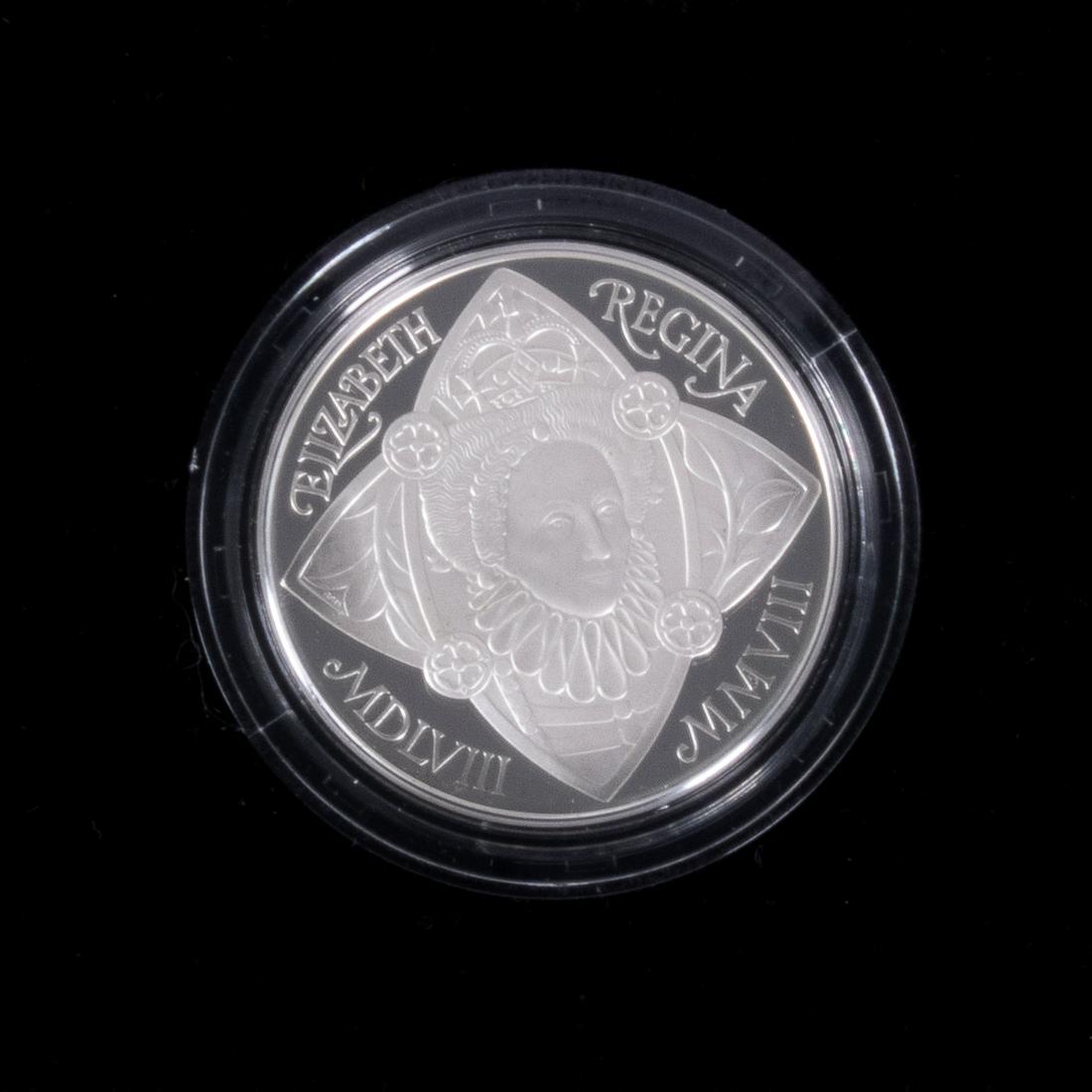 NO RESERVE PRICE 2008 UK Queen Elizabeth I Silver Proof (1 of 10)