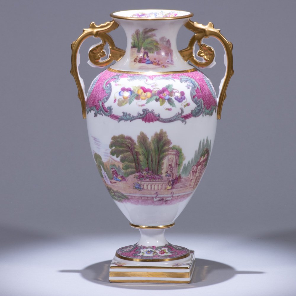Spode Copeland Gilded Porcelain Vase (1 of 7)