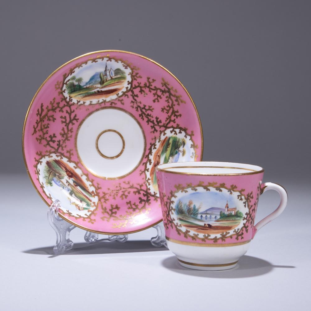 Minton Porcelain Teacup & Saucer 19th Century: Please study all photographs carefully to get an accurate representation of the item. We offer in-house shipping internationally (US and rest of the world. Dispatched from the UK). We aim to ship all 
