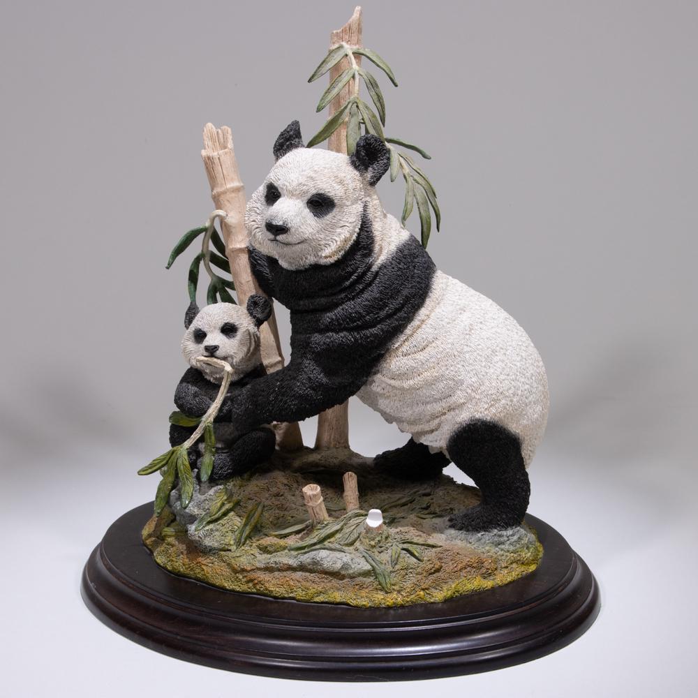 Large Porcelain Panda Sculptures Limited Edition (1 of 7)