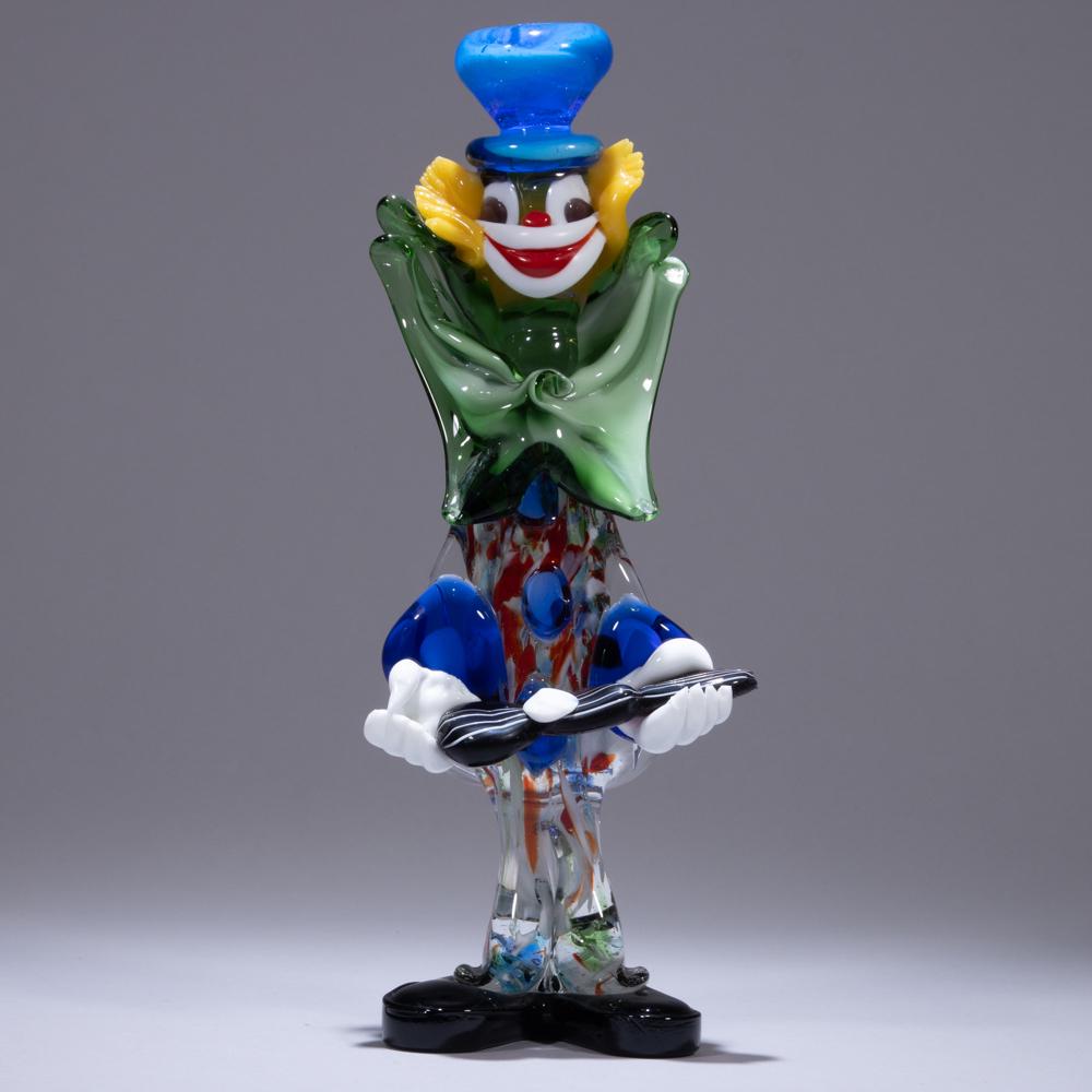 Murano Clown Venetian Glass Sculpture (1 of 7)