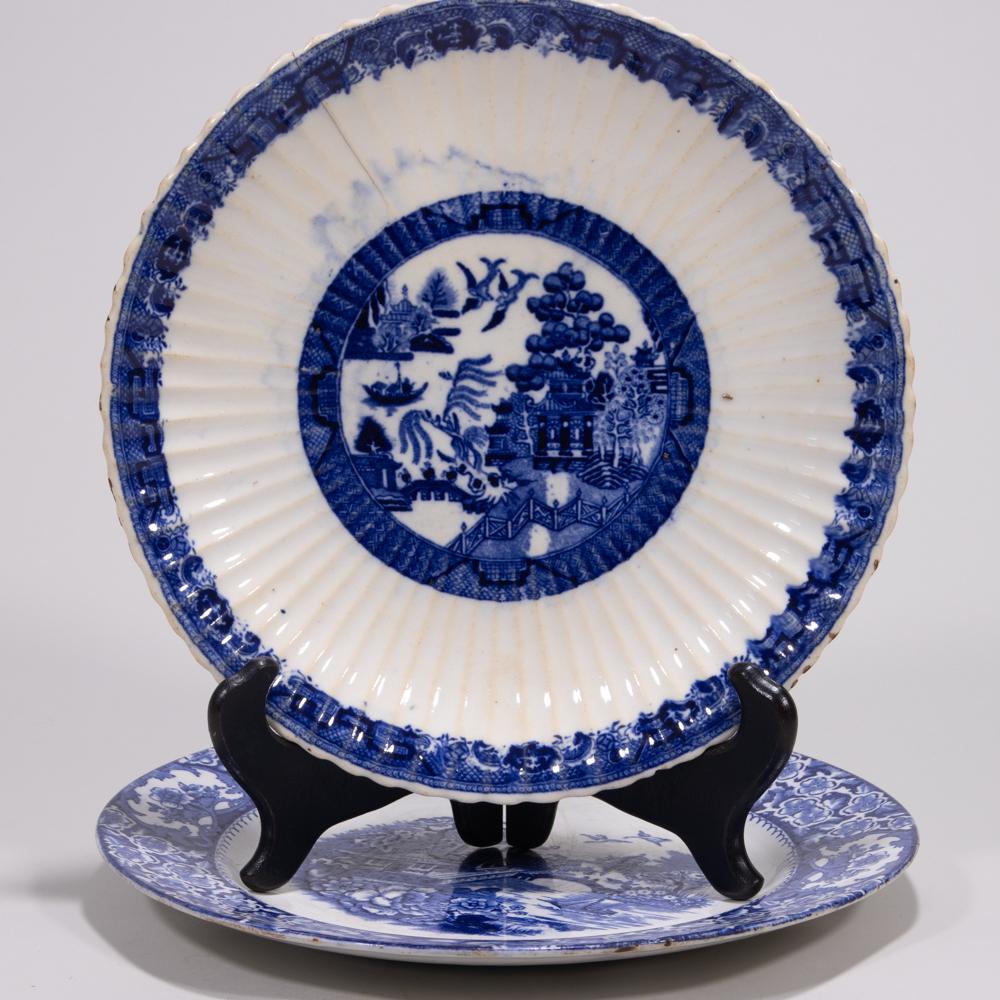 Copeland Blue Willow Porcelain Reticulated Plates (1 of 6)