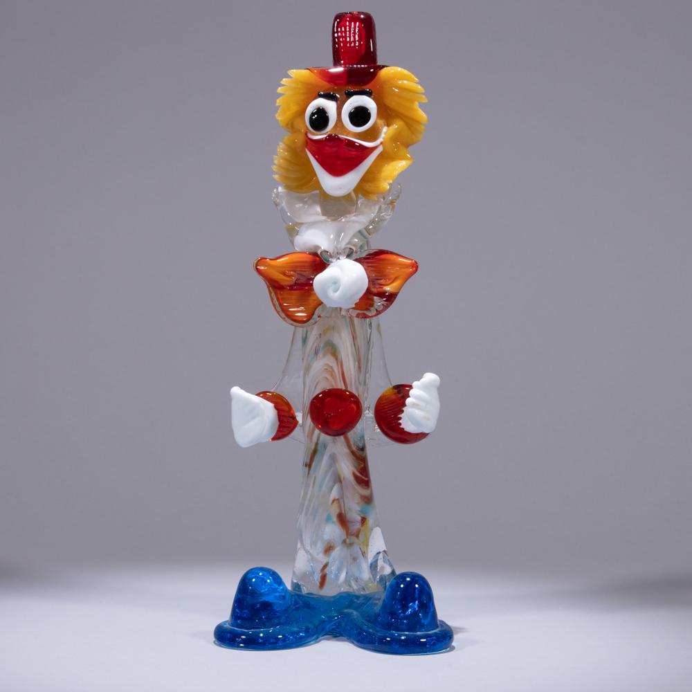 Murano Clown Venetian Glass Sculpture: 330 x 120 mmmm. Please study all photographs carefully to get an accurate representation of the item. We offer in-house shipping internationally (US and rest of the world. Dispatched from the UK). We 
