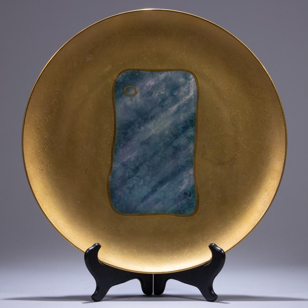 Arrigo Finzi Porcelain & Gold Designer Plate Mid (1 of 7)
