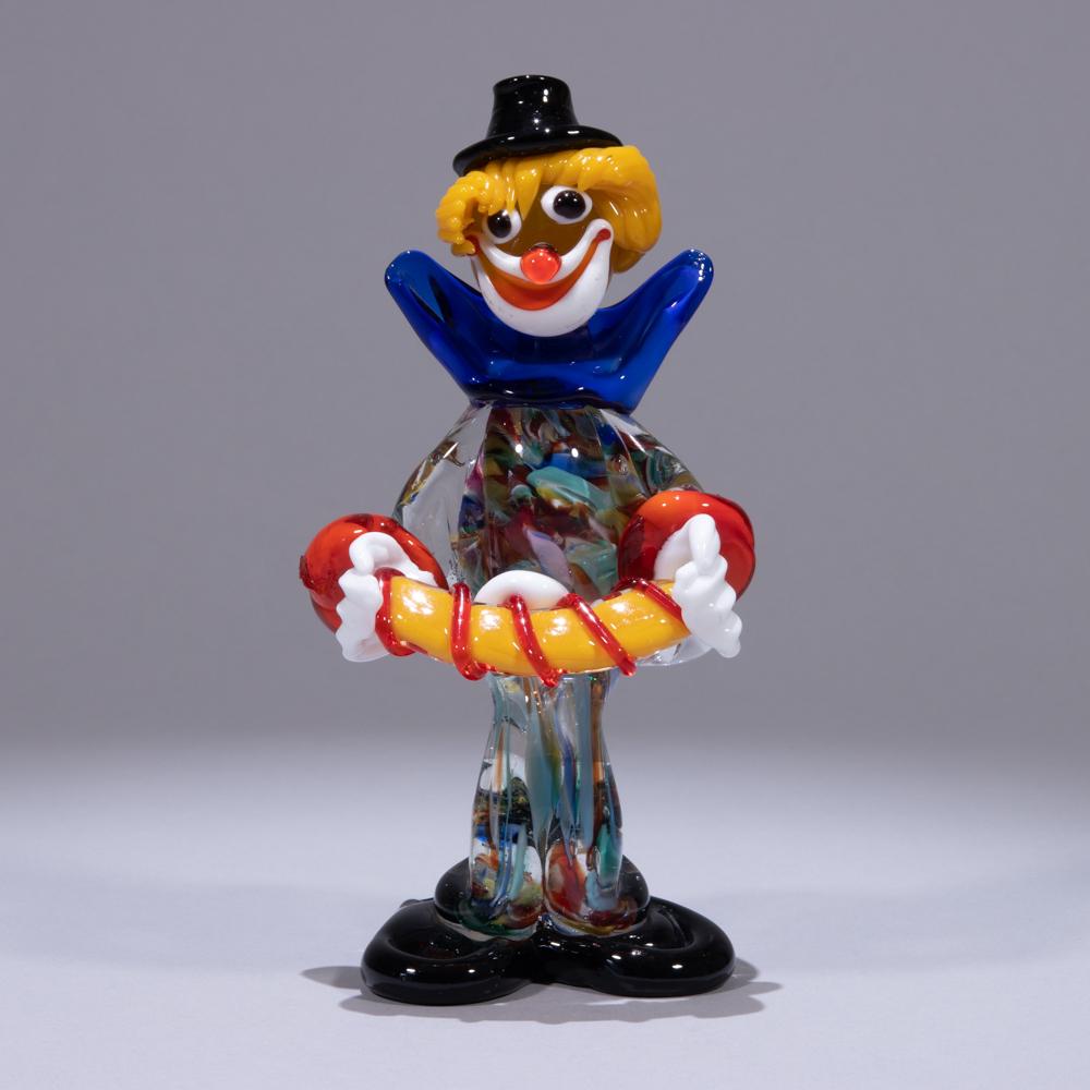 Murano Clown Venetian Glass Sculpture (1 of 6)