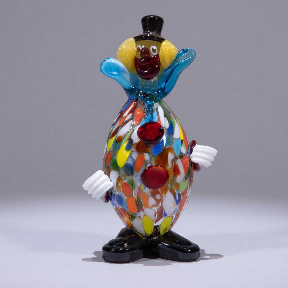 Murano Clown Venetian Glass Sculpture (1 of 6)
