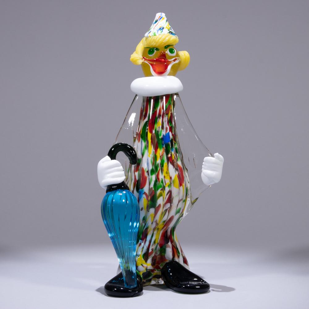 Murano Clown Venetian Glass Sculpture (1 of 6)