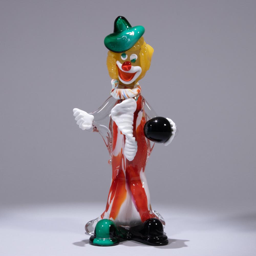 Murano Clown Venetian Glass Sculpture (1 of 6)