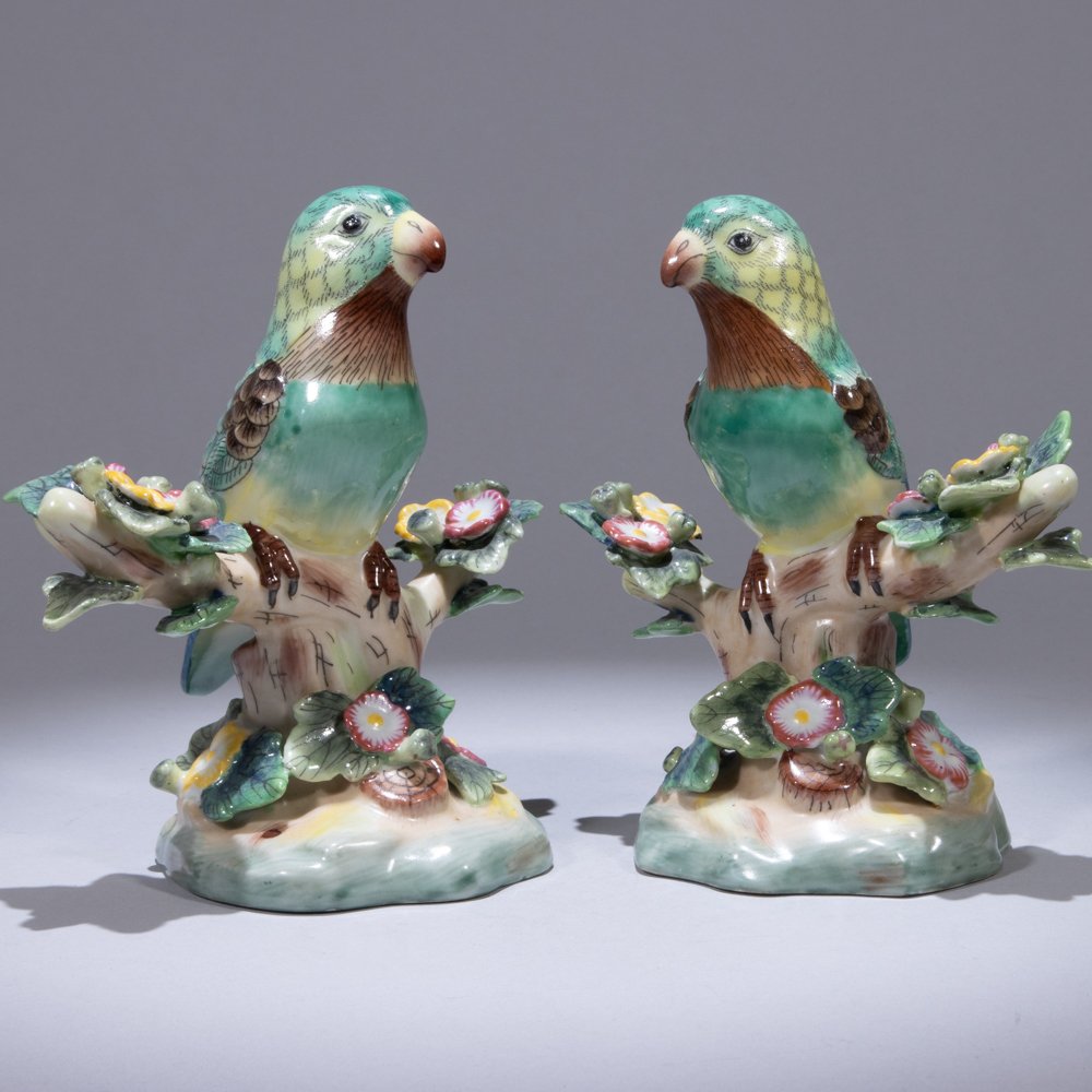 Pair of Porcelain Bird Sculptures (1 of 6)