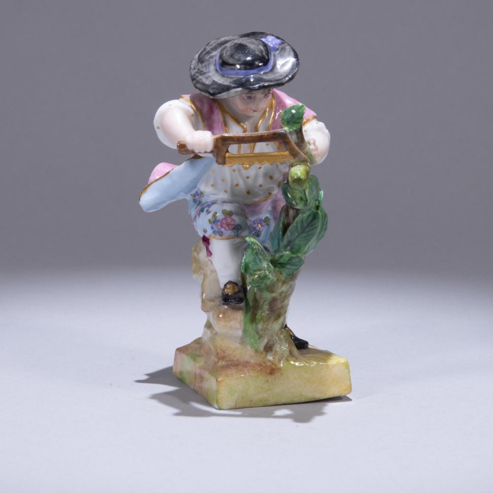 Meissen Porcelain Sculpture ca. 1880: 80 x 60 x 110 mm. Please study all photographs carefully to get an accurate representation of the item. We offer in-house shipping internationally (US and rest of the world. Dispatched from the UK). W