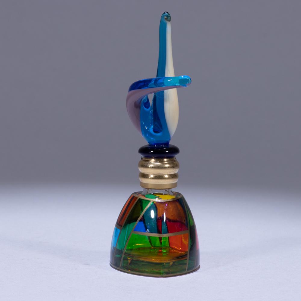 Vittorio Zecchin Murano Glass Perfume Bottle: 40 x 40 x 105mm. Please study all photographs carefully to get an accurate representation of the item. We offer in-house shipping internationally (US and rest of the world. Dispatched from the UK). We