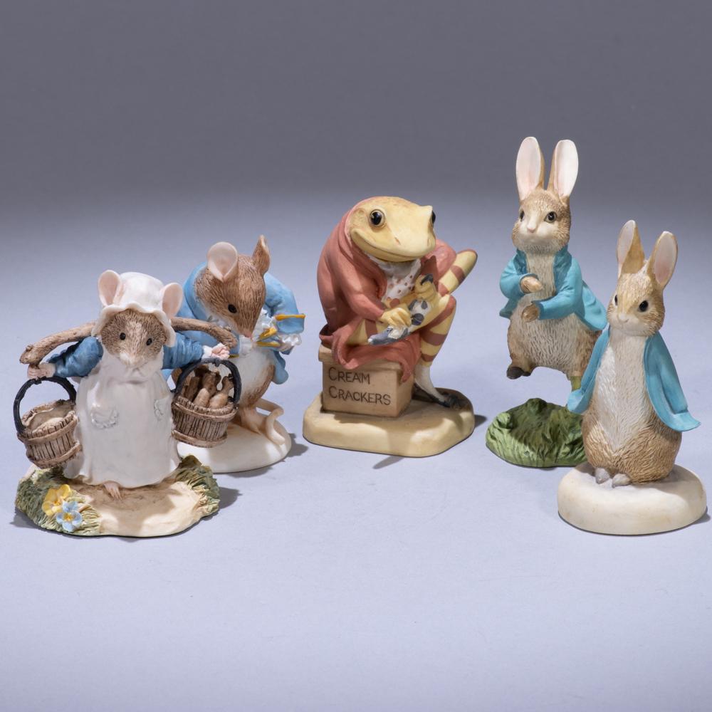 5 Limited Edition Peter Rabbit Sculptures: 60 x 60 x 80mm. Please study all photographs carefully to get an accurate representation of the item. We offer in-house shipping internationally (US and rest of the world. Dispatched from the UK). We 