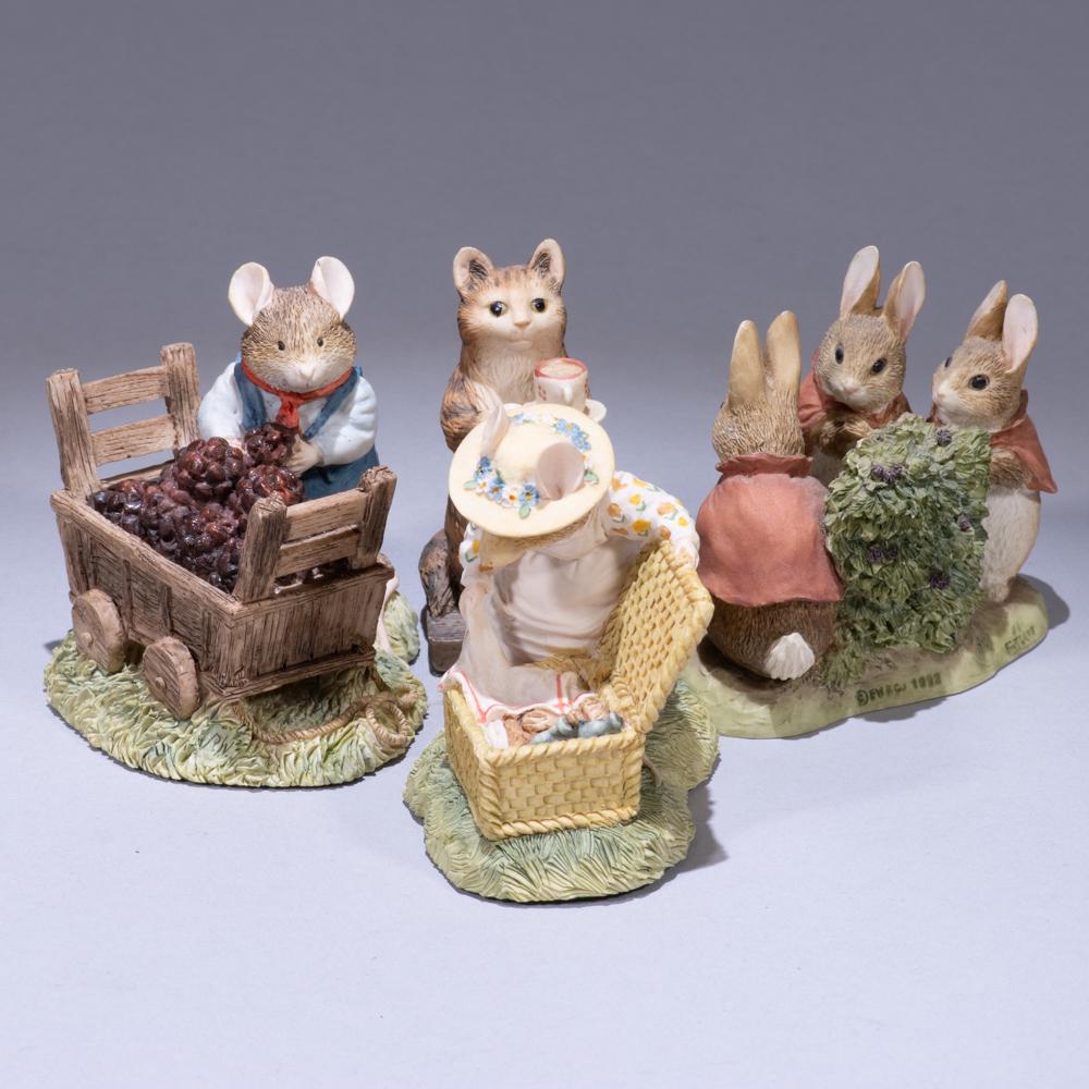 4 Limited Edition Peter Rabbit Sculptures: 80 x 60 x 70mm. Please study all photographs carefully to get an accurate representation of the item. We offer in-house shipping internationally (US and rest of the world. Dispatched from the UK). We