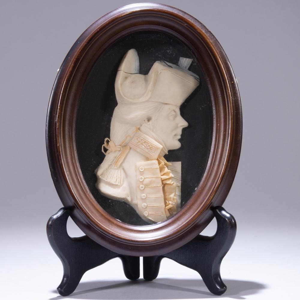 Regency Wax Portrait of Admiral Nelson by Leslie Ray (1 of 6)