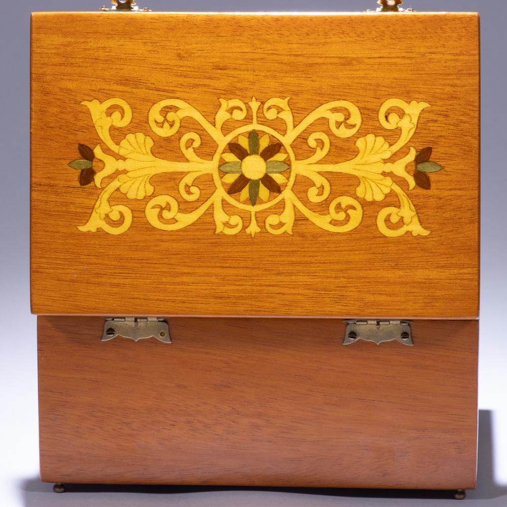 Art Nouveau Style Inlaid Wooden Box (1 of 11)