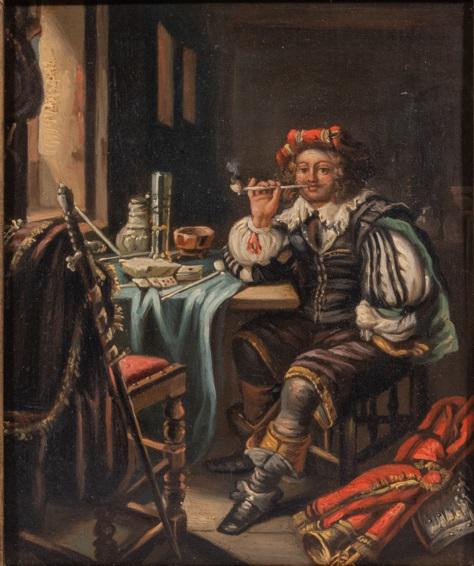 19th C British School Copper Painting (1 of 7)