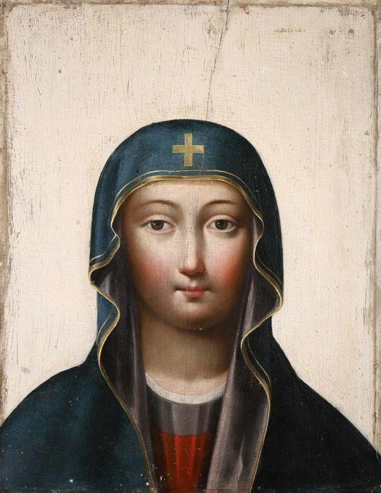 17th C French Old Master Portrait of the Madonna (1 of 7)