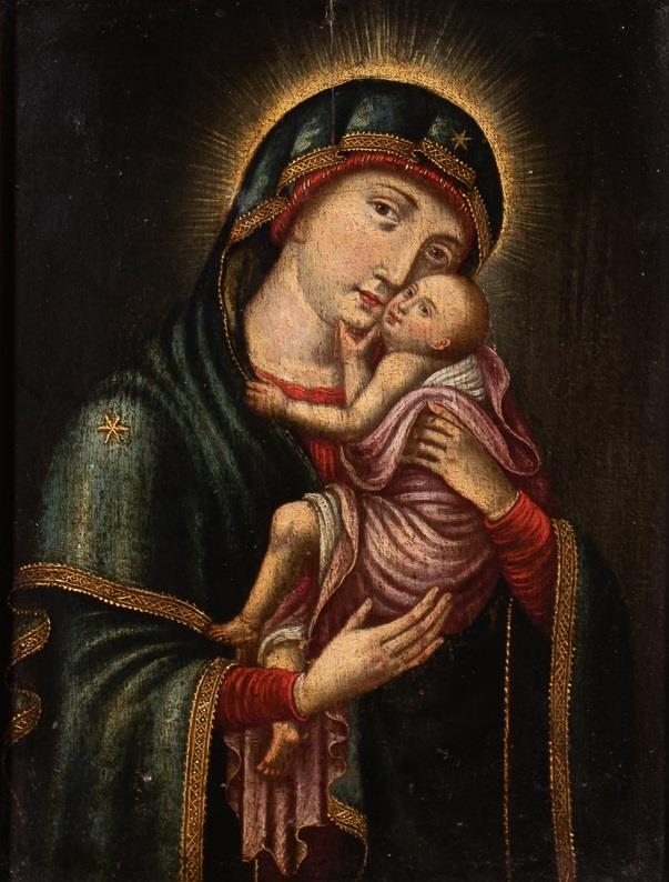 17th C Flemish Old Master Madonna & Child Portrait (1 of 7)