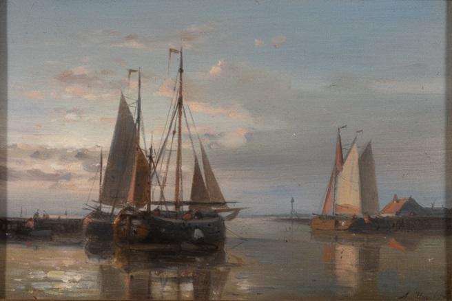 Abraham Hulk (London 1813-1897 Zevenaar) 19th C (1 of 7)