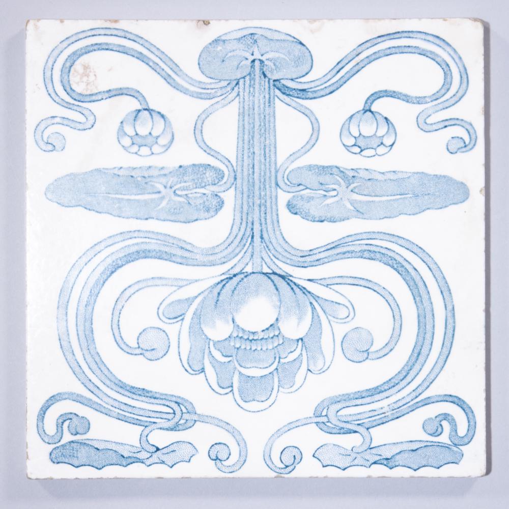 Art Nouveau Ceramic Tile ca. 1905: Please study all photographs carefully to get an accurate representation of the item. We offer in-house shipping internationally (US and rest of the world. Dispatched from the UK). We aim to ship all 