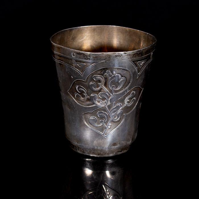 Russian Niello Silver Beaker 19th Century (1 of 6)