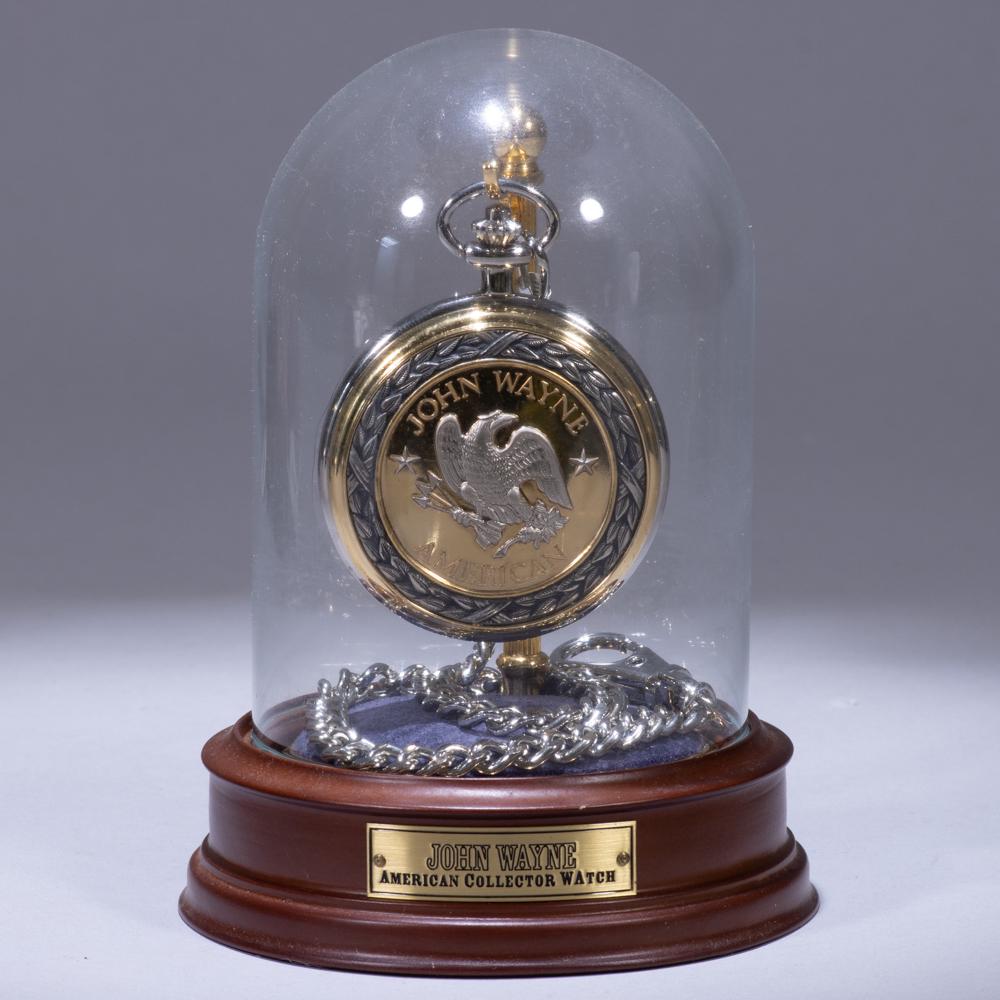 Franklin Mint John Wayne Signed Pocket Watch (1 of 7)