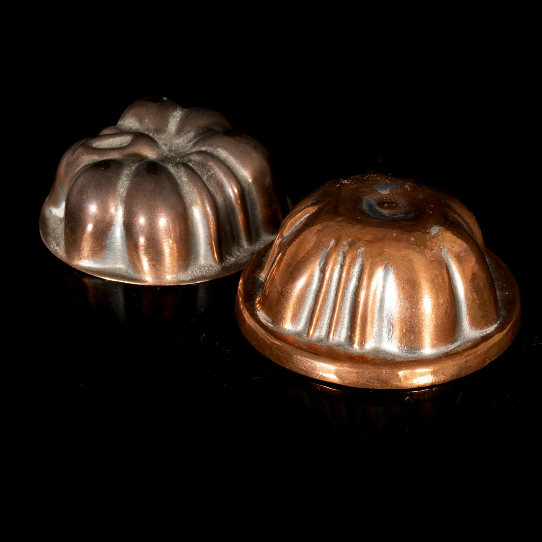 Victorian Antique Copper Jelly Moulds Late 19th C (1 of 6)