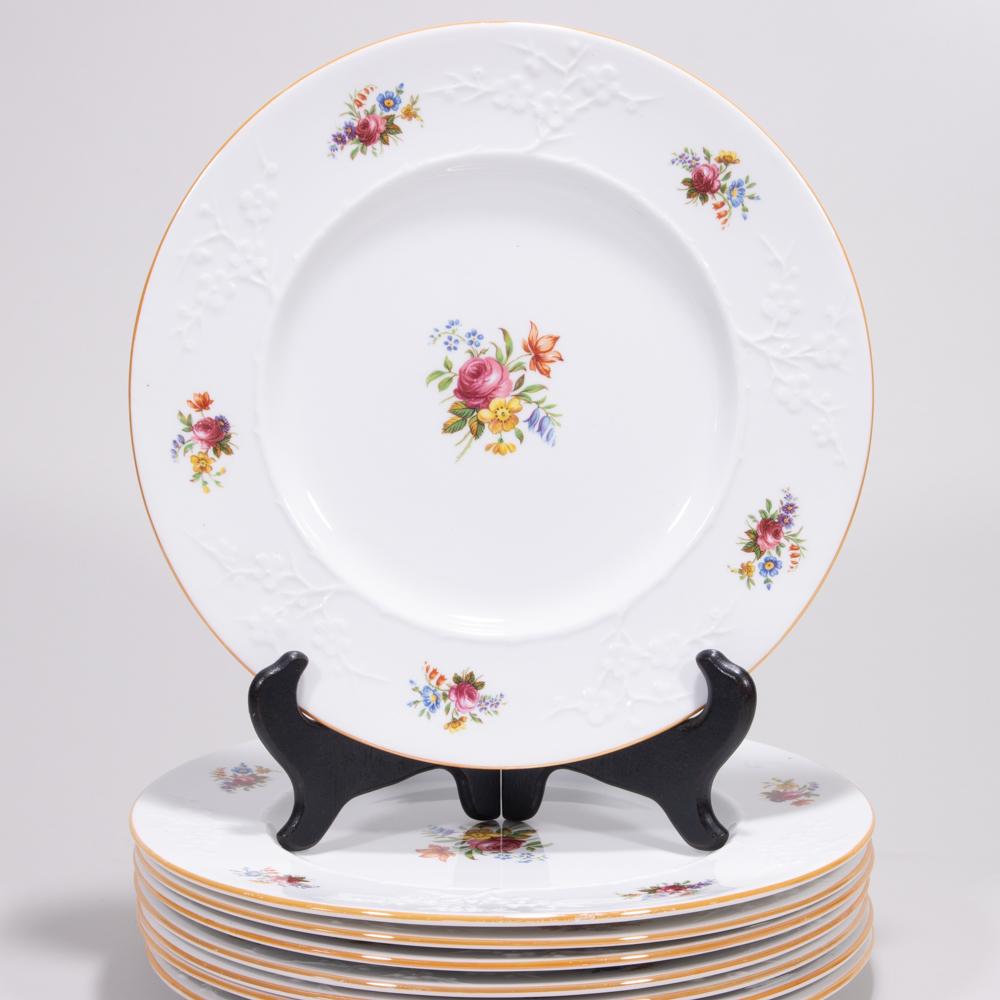 Copeland Porcelain Blanc de Chine Plates x8 (1 of 5)