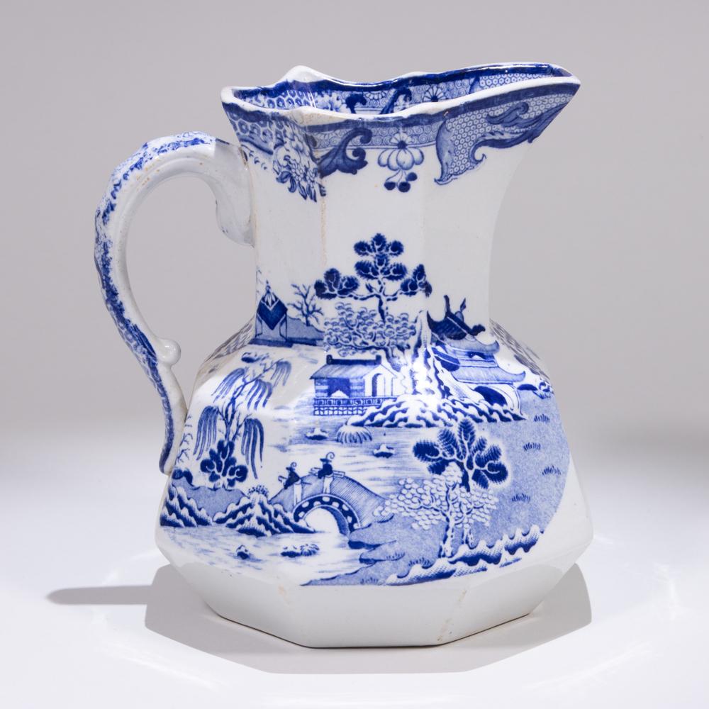Mason's Ironstone Blue & White Victorian Jug (1 of 8)