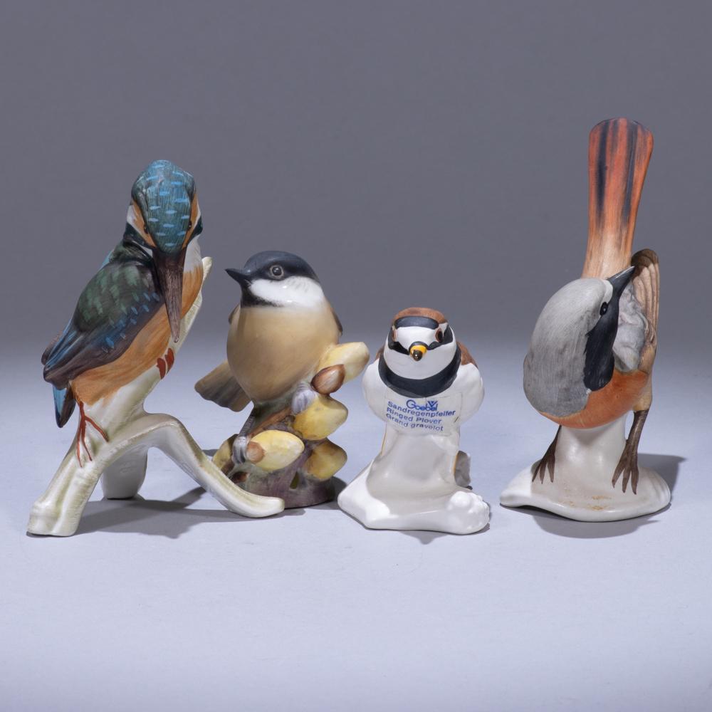 3 Goebel & 1 Royal Worcester Porcelain Bird Sculptures (1 of 18)